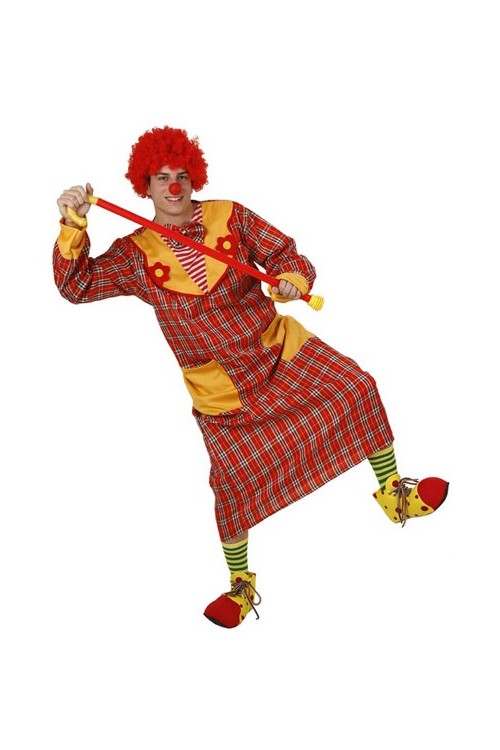 Perruque Bozo le clown - Perruque déguisement clown farceur