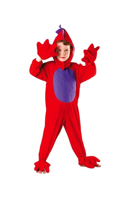 Cape deguisement enfant Dragon rouge - 3/4 ans