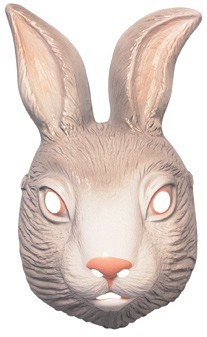Masque Lapin Sanglant Halloween – Effrayant, Réaliste, En PVC Et Peluche – Pour Fête, Cosplay, Déco – Taille Ajustable, Confortable