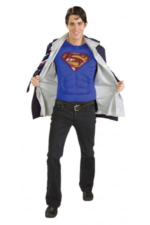 Veste Superman Torse 3D