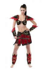 Tenue de Gladiatrice Romaine