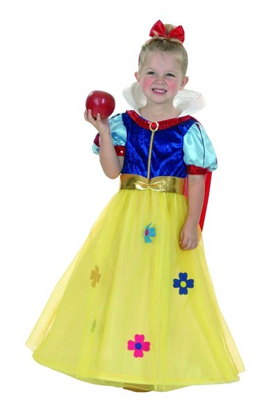 Déguisement Princesse Blanche Neige - FINDPITAYA - Robe Soirée Manches  Bouffantes et Cape - Enfant Fille - Rouge