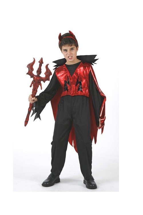 Déguisement vampire rouge et noir fille Halloween 5 à 6 ans - Déguisement  enfant - Achat & prix