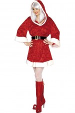 Costume de Mère Noel à Capuche