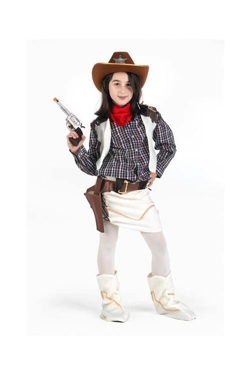 Gilet Cowboy à Frange Pour Enfant - Déguisement Vintage Pour Fête, Halloween, Noël