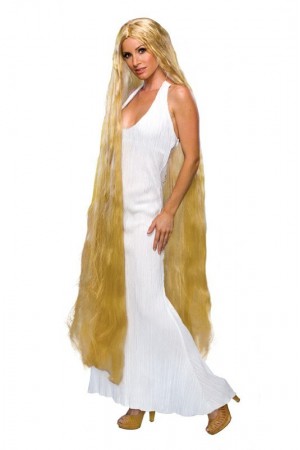 Perruque de Princesse Blonde Longue