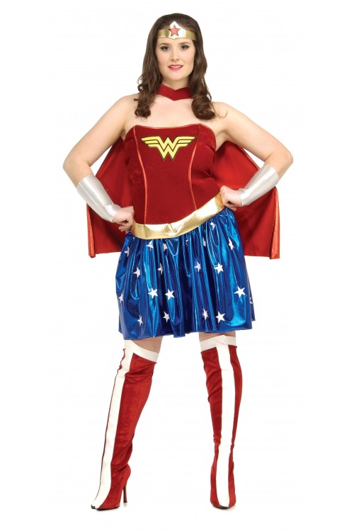 Déguisement adulte Wonder Woman™ plus size