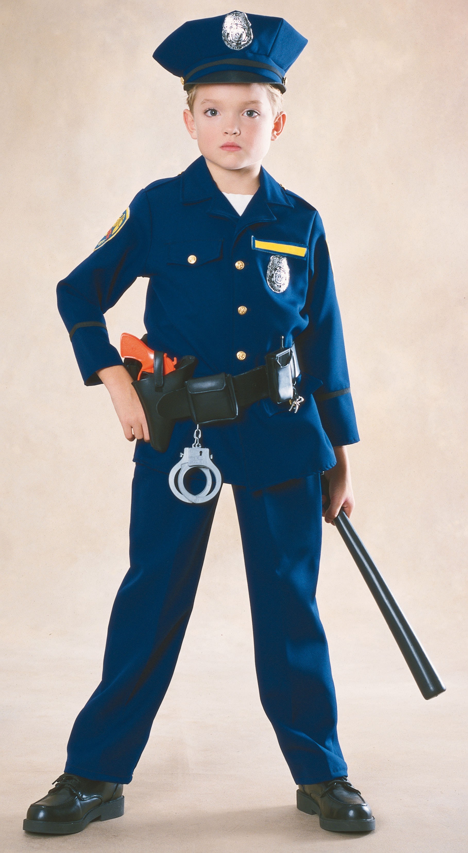 Coffret cadeau déguisement policier avec accessoires enfant
