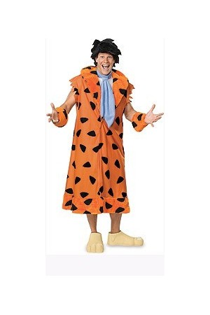 Costume adulte Fred Flinstone™ luxe - Taille Unique