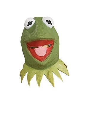 Masque intégral latex Kermit la grenouille