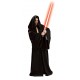 Costume + capuche luxe adulte robe Jedi™ noire - Taille Unique