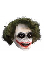 Masque Joker™  3/4 avec cheveux