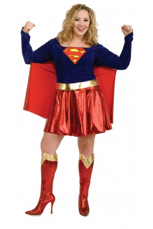 Costume adulte Super Girl™ plus size 