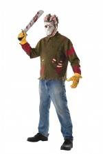 Costume adulte classique Jason + masque - Taille Unique