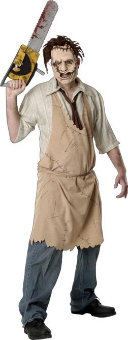 Costume De Boucher Halloween - Tablier Sanglant, Couteau, Bandeau, Gants, Tatouages Cicatrices