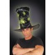 Chapeau homme avec araignées phosphorescentes