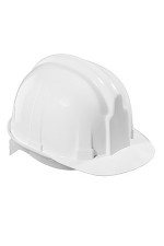 Casque de chantier (blanc, jaune ou rouge)