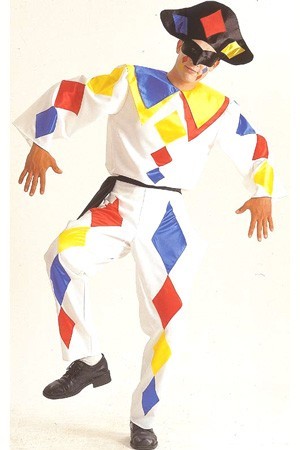 Costume Carnaval - Deguisement Arlequin - Homme
