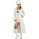 Costume femme russe blanc - Taille Unique