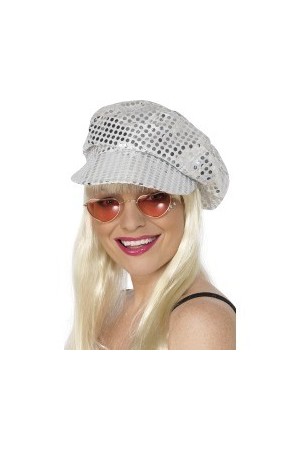 Chapeau paillette disco 