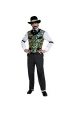 Costume Joueur de Poker Western