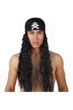 Perruque pirate cheveux longs