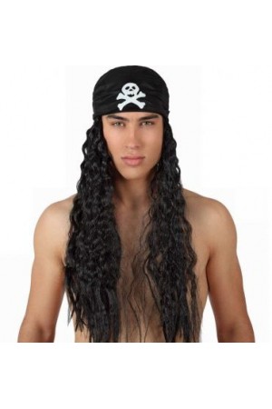 Perruque pirate cheveux longs