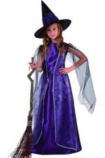 Costume sorciere luxe pourpre