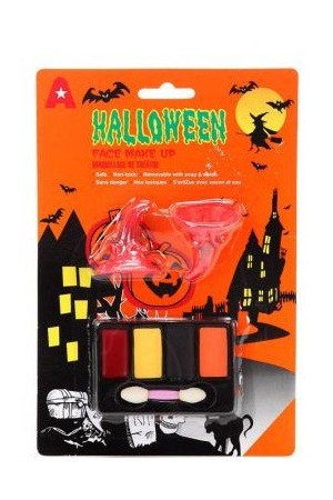 Maquillage halloween avec cornes