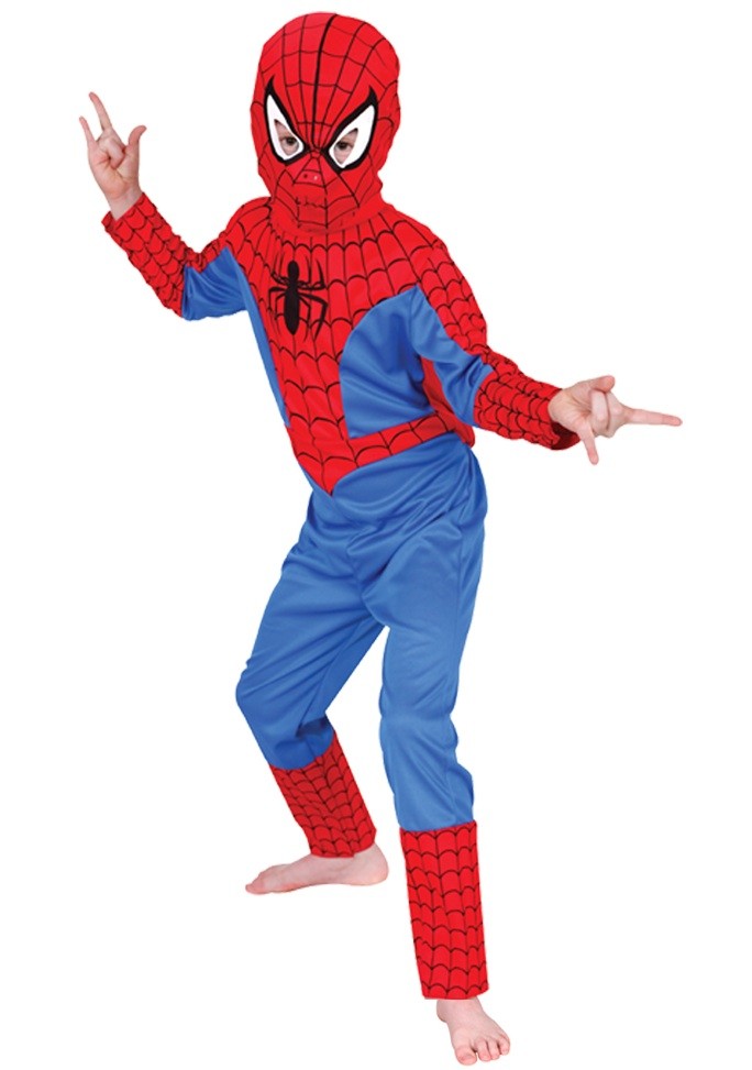 Costume Spiderman enfant cagoule : Vente de déguisements Enfant et Costume Spiderman  enfant cagoule