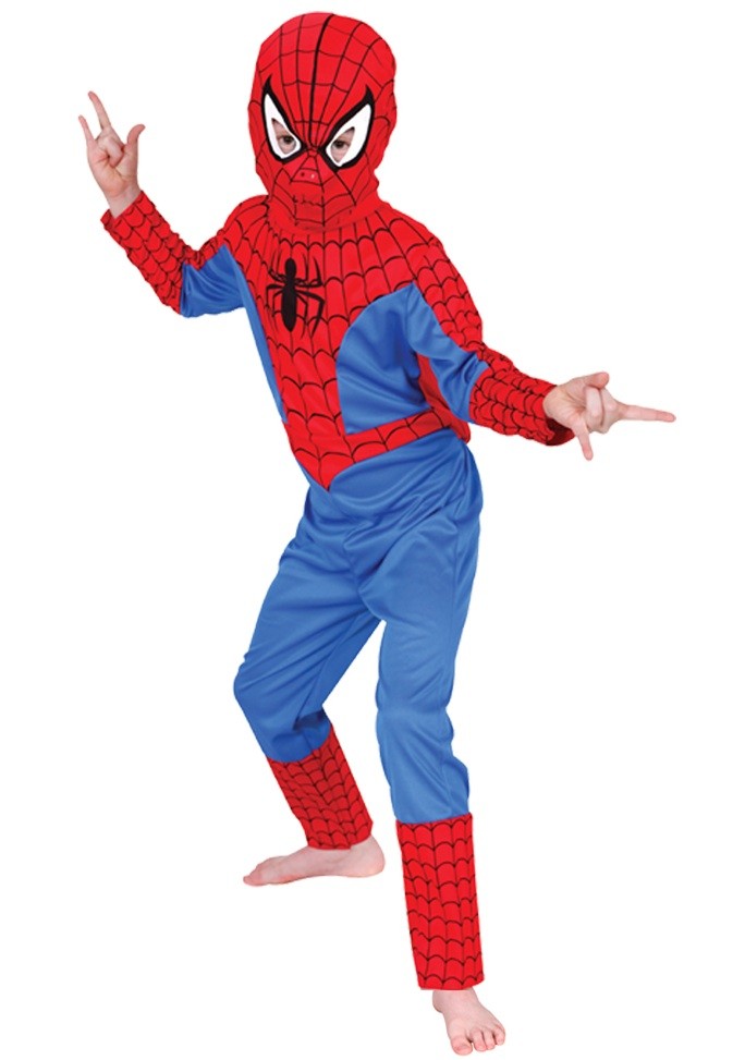 Costume Spiderman enfant cagoule