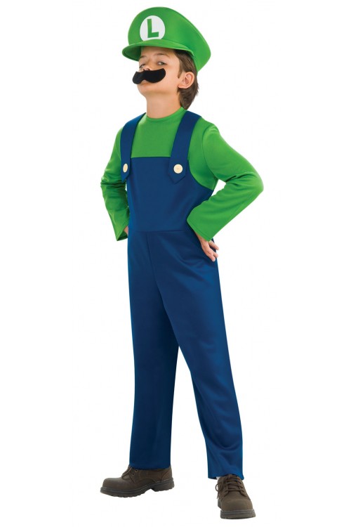 Costume Luigi enfant : Vente de déguisements Carnaval et Costume