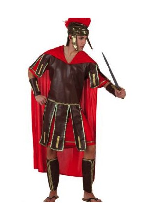 Costume guerrier romain rouge