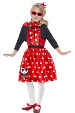 Robe rouge Hello Kitty