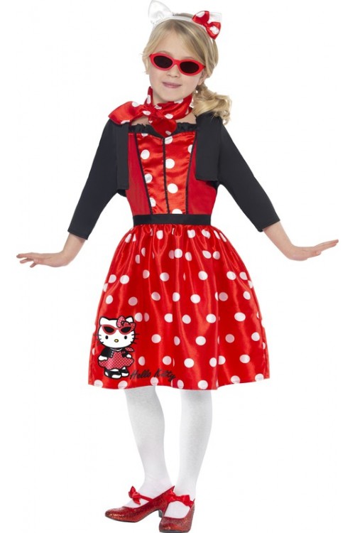 Robe rouge Hello Kitty Vente de deguisements Conte de fee et Robe rouge Hello Kitty