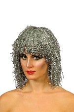 Perruque m&eacute;tal disco