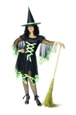 Robe Déguisement Halloween Femme Citrouille/Fantôme - Manches Longues, Style Sorcière Ou Princesse - Taille M - Pour Soirée Horreur