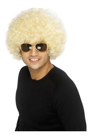 Perruque Afro Blonde