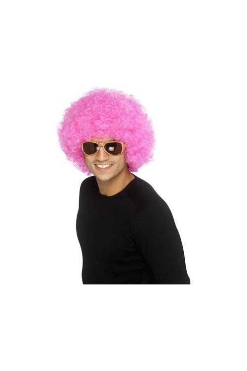perruque disco rose