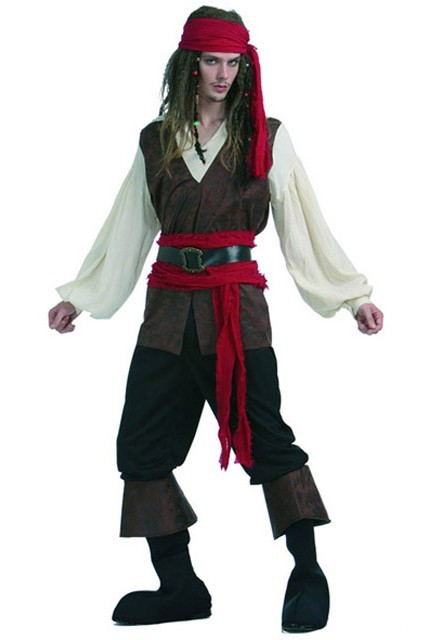 Ceinture Large En Lin Pour Costume Pirate - Style Médiéval Renaissance - Longueur 365 Cm