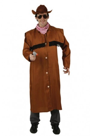 Déguisement Cowboy Long Manteau